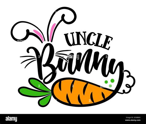 Uncle Bunny Stock Vector Images Alamy
