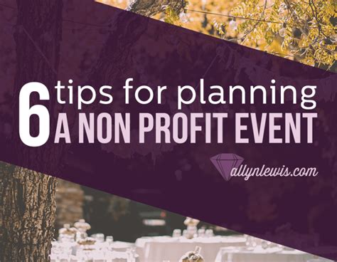 6 Tips To Boost Your Non Profit Event Allyn Lewis Community Event