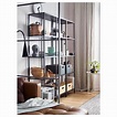 VITTSJÖ - 收納組合櫃, 黑棕色/玻璃 | IKEA 線上購物
