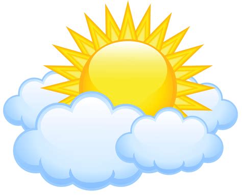 Sun And Clouds Png Clip Art Library