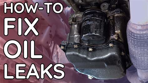 How To Fix An Oil Leak Find And Repair Common Leaks Youtube