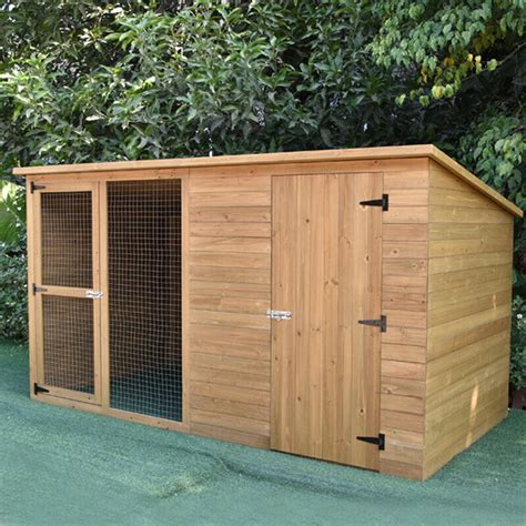 Pawhub Xl Large 228m Wooden Pet Dog Kennel Timber House Cabin Wood Log