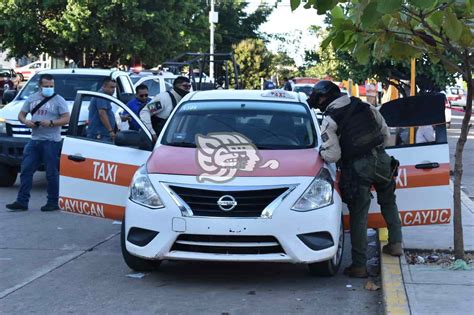 Ataque Armado En Sitio De Taxis De Acayucan Un Muerto Y Un Herido