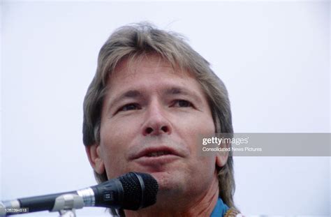 American Folk Pop And Country Musician John Denver Performs During