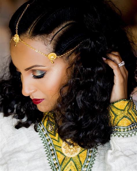 Our Gorgeous Bride 😍💕 Makeu Ethiopian Hair Traditional