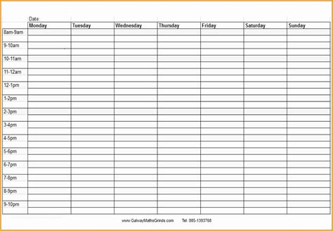 Free Time Schedule Template Of Time Schedule Template Free Driverlayer