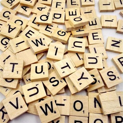 Individual Scrabble Letter Tiles Letters A Z You Chose Etsy