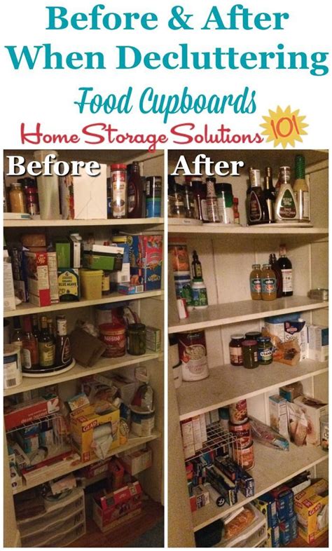 How To Declutter Food Cupboards And Food Storage Areas Home Storage