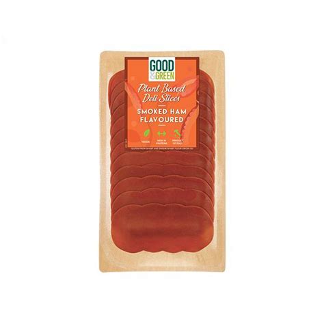 Good And Green Smoked Ham Flavoured Plant Based Deli Slices 90g The Vegan Kind