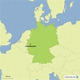 StepMap - Leverkusen - Landkarte für Deutschland