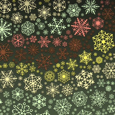 Color Snowflakes 1 Free Stock Photo Public Domain Pictures