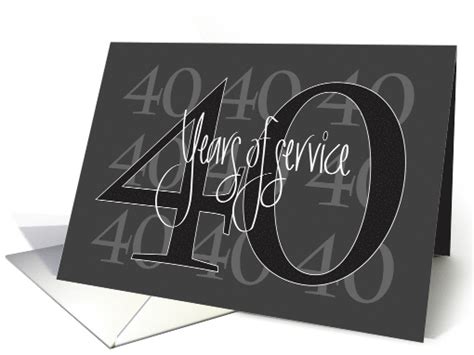 Hand Lettered 40th Year Employee Work Anniversary 40 1156638