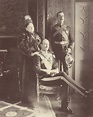 Unknown Person - Photograph of the Duchess of Teck with Prince Adolphus ...