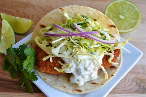 7kidsathome Fish Tacos With Cilantro Lime Coleslaw And Homemade Tartar