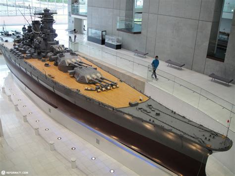 Biggest War Battleship Ever Built At Yamato Museum In Japan Reformatt