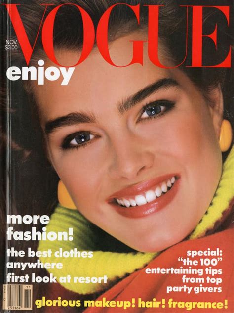 Brooke Shields Vogue November 1983 📷 Richard Avedon