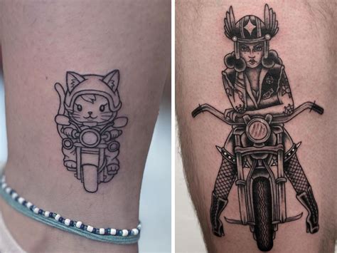 Details More Than 154 Biker Tattoos For Women Super Hot Poppy