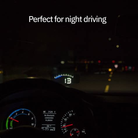 For Car Speed And Rpms Hudly Lite Head Up Display Hud Audible Speed And