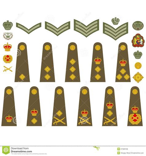 British Army Insignia Stock Vector Illustration Of Background 27329156