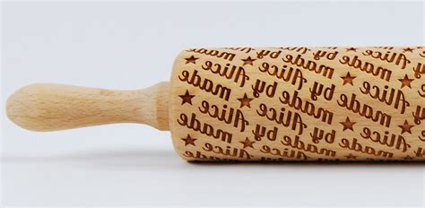 Personalized Rolling Pin Occasional Rolling Pin Made By Pattern