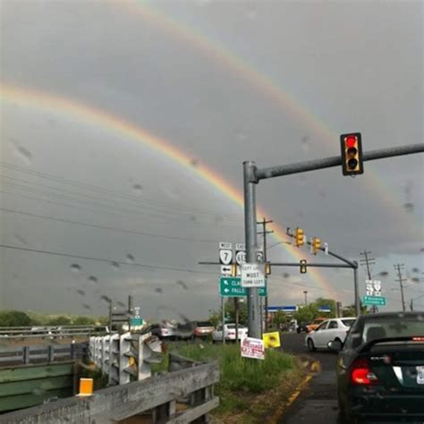Double Rainbows Look Down On Washington Dc What Does It Mean The