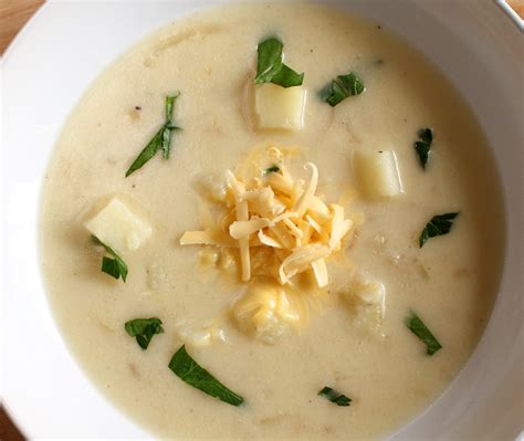 Potato And Onion Soup With Smoked Gouda Epicures Table