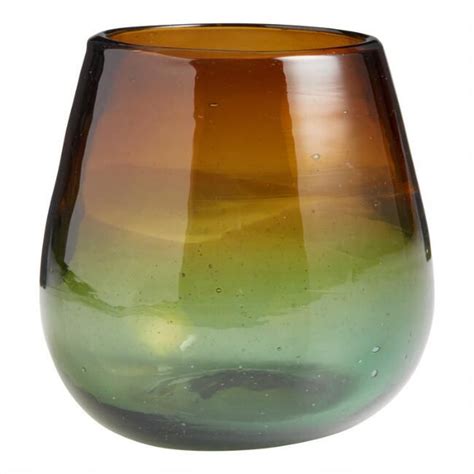 Ombre Monterey Stemless Wine Glasses Set Of 4 World Market Stemless Wine Glasses Wine
