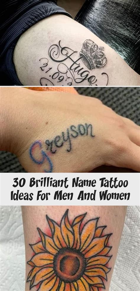 This represents perhaps the most complete picture of the most common names in the united states. 30 Brilliant Name Tattoo Ideas For Men And Women |Tattoo ...