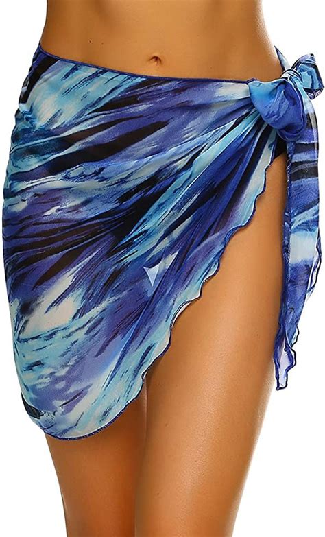 Ekouaer Women Chiffon Pareo Beach Wrap Sarong Swimsuit Scarf Cover Up For Vacation At Amazon
