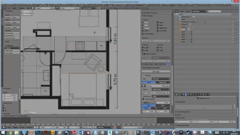 Blender How To Easily Model From Architectural Plans Youtube