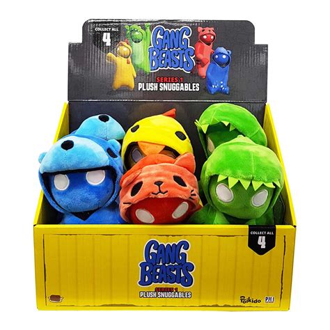 Gang Beasts Plush Snuggables Series 1 Assorted Toys And
