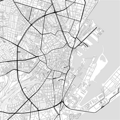 Downtown Map Of Aarhus Denmark Hebstreits Sketches Aarhus