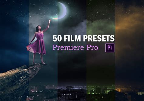 50 Cinematic Presets Adobe Premiere Pro Color Presets For Etsy