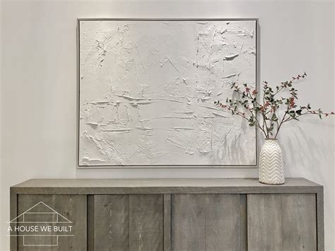 How To Make Textured Canvas Art With Drywall Mud 2022