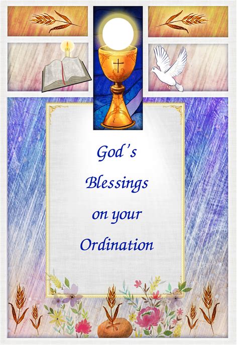 Ordination Day Religious Cards Or82 Pack Of 12 2 Designs