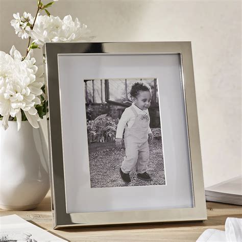 Classic Silver Photo Frame 5x7 Home The White Company Uk