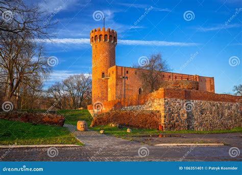 Architecture Of Medieval Teutonic Castle In Swiecie Stock Image Image