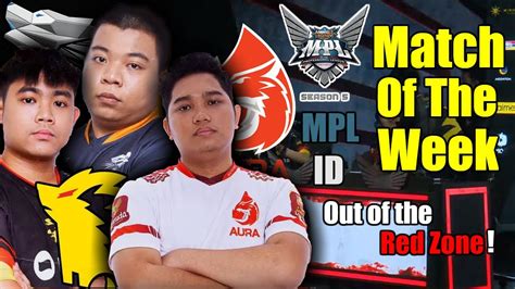 Mobile Legends Mpl Id S Week Matches Of The Week Out Of The Red