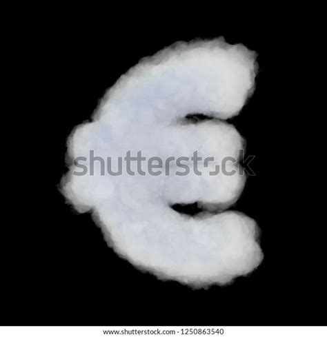 Puffy Cloud Font Set Letters Numbers Stock Photo 1250863540 Shutterstock