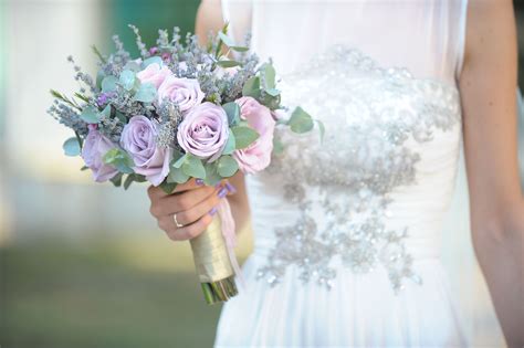 Rose And Lavender Bouquet