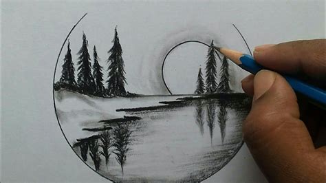 Nature Drawing Easy And Simple Pencil