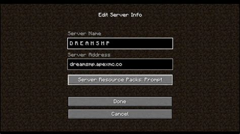 Dream Smp Ip Youtube