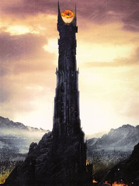 Barad Dur The Fortress Of Sauron Lord Of The Rings Middle Earth Art Barad Dur