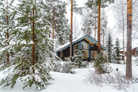 Snow Covered Cabin In The Woods Cabin Photos Collections