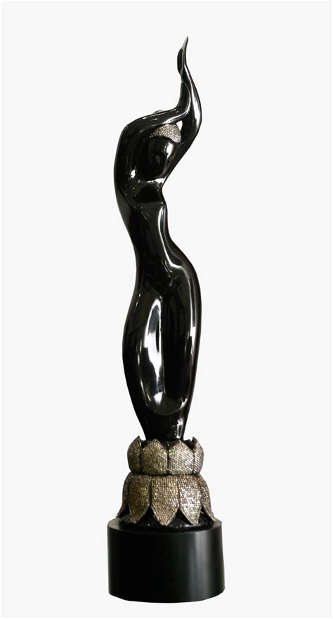Filmfare Trophy Png Black Lady Filmfare Award Transparent Png