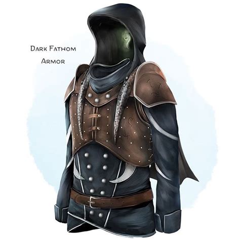 🛡 𝗡𝗲𝘄 𝗶𝘁𝗲𝗺 Dark Fathom Armor Armor Studded Leather Very Rare