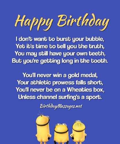Funny Birthday Poems For Kids Images And Photos Finder