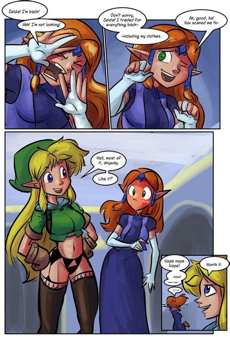 Legend Of Zelda Comic Links Happy Return Pt 1 Zelda Funny