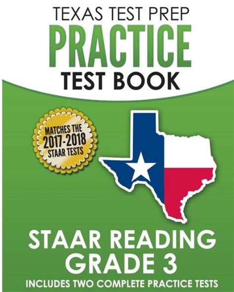 Texas Test Prep Practice Test Book Staar Reading Grade 3 By Test Master