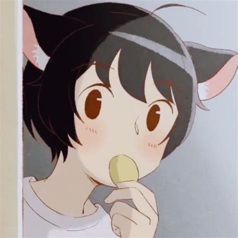 Hora Mimi Ga Mieteru Yo Cat Icon Anime Aesthetic Anime